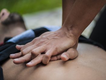 Adult CPR compressions, Pemi-Baker Hospice & Home Health